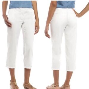 Crown Ivy Charlotte Ankle Capri Chino Pants Size 10